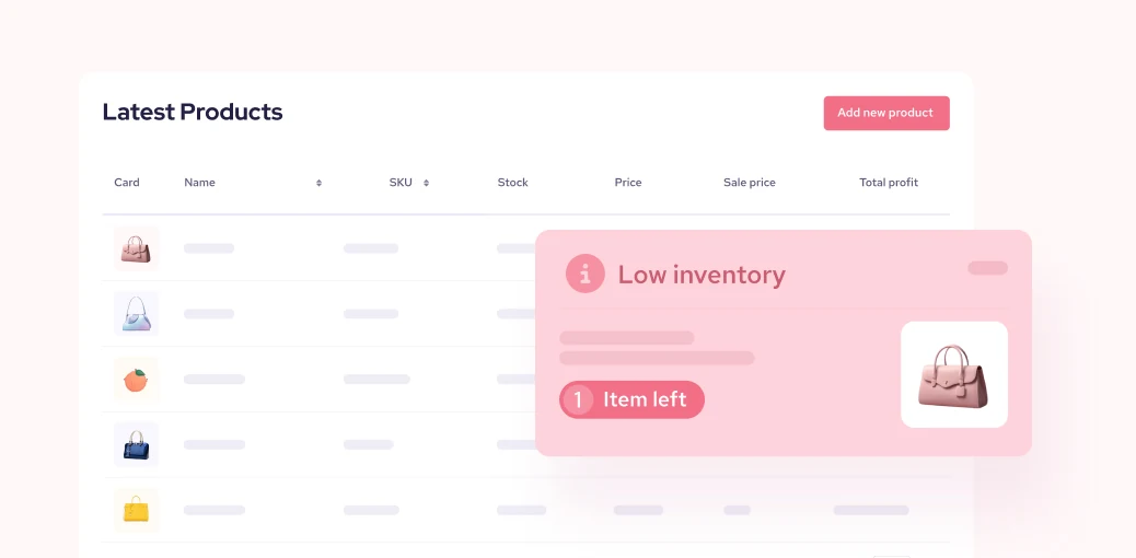 low stock alerts for better inventory management
