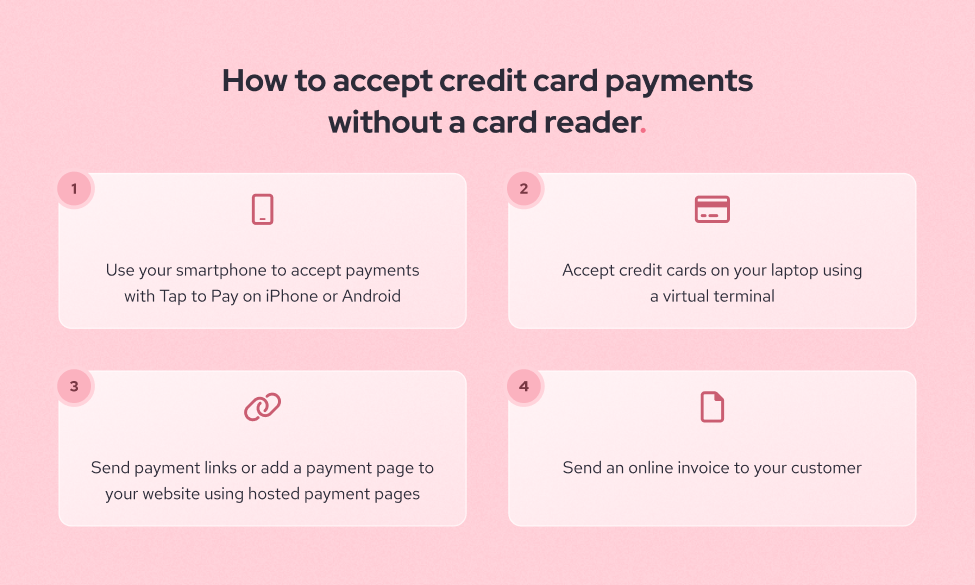 How to accept credit card payments without a card reader
