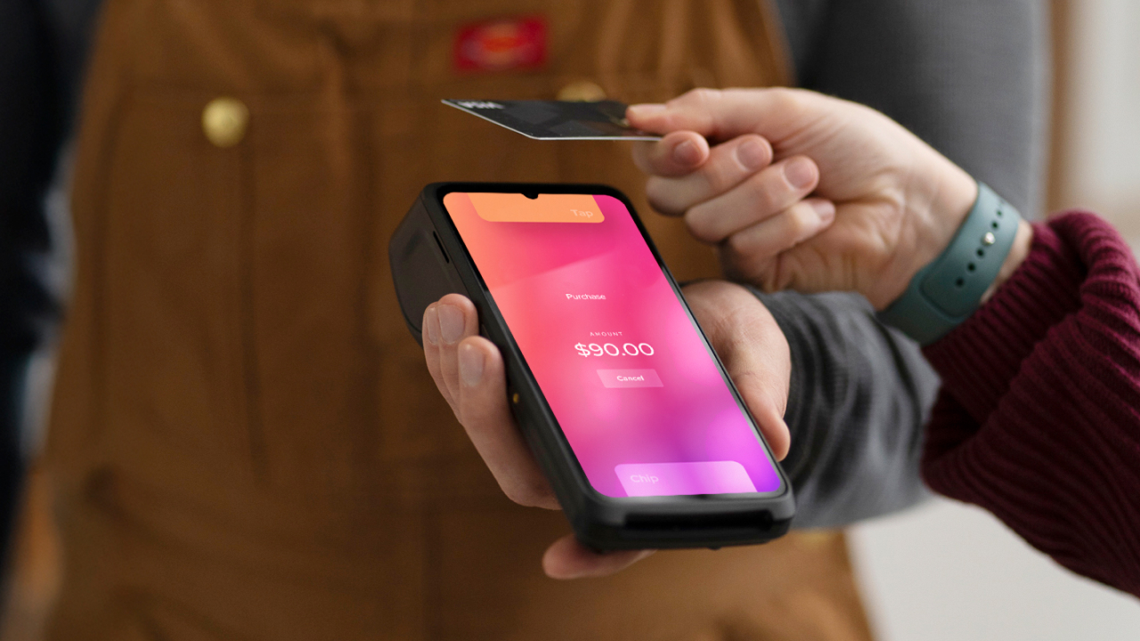 Accept tap credit card payments with pay as you go payment machine